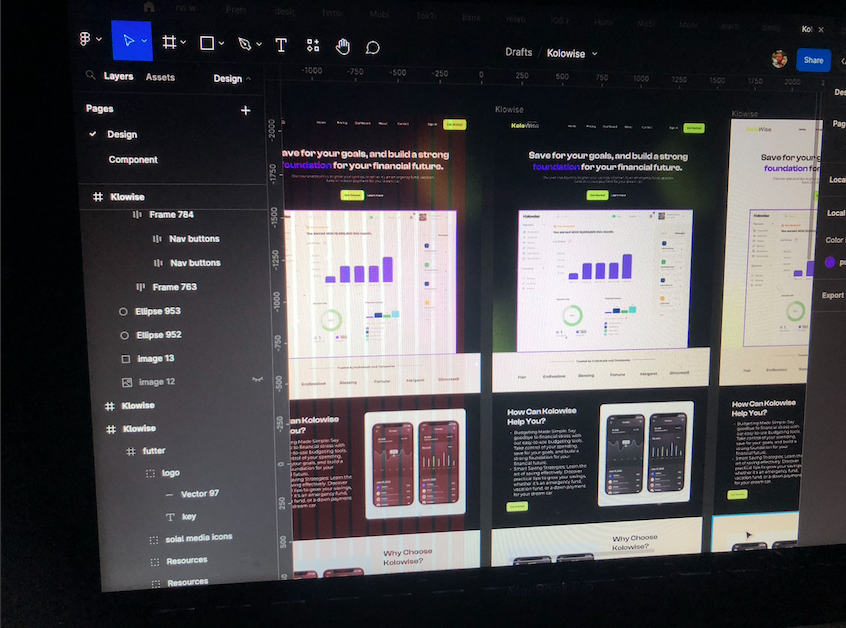 IwuezeAmarachi's tweet photo. Who's still active working?👀
I've been working on a Saas FIntech App and mobile website For Kolowise (A go-to platform for all things personal finance).
#fintech #Saas #savings #uidesign #Finance #uiuxdesign #wisesave #savewise #WebsiteDesign #webdevelopment https://t.co/4d6CUxmFPT
