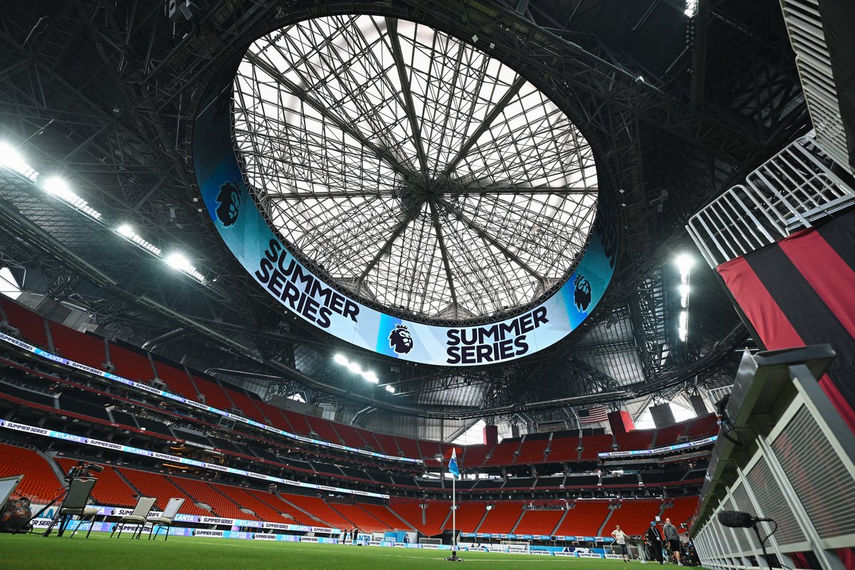 ChelseaFC's tweet image. Mercedes-Benz Stadium, we’re here! 👋 

#BluesInTheUSA