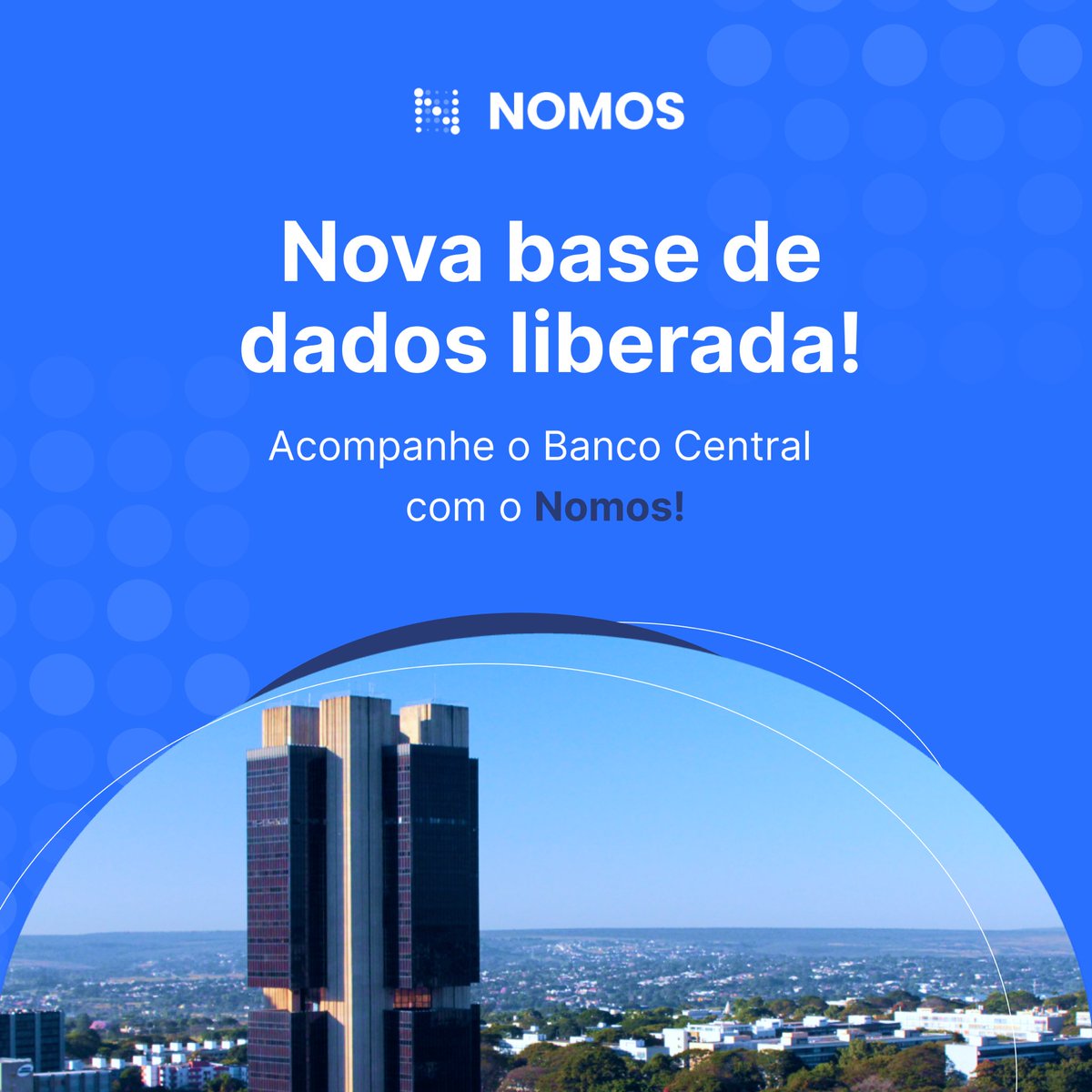 _nomos's tweet image. Nova Base de Dado Liberada!
Fique por dentro das decisões do Banco Central e tenha uma gestão de riscos proativa, traçando estratégias eficientes para reconhecer oportunidades e mitigar riscos para a sua empresa.