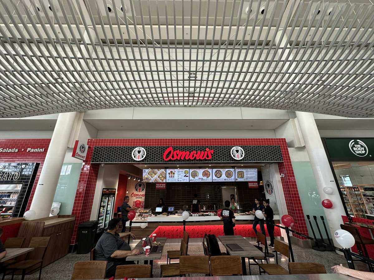 Banmore Group (@banmoregroup) on Twitter photo We are proud to announce the grand opening of the first-ever location of <a href="/Osmows/">Osmow's Shawarma</a> in <a href="/TorontoPearson/">Toronto Pearson</a> and are thrilled to serve classic Mediterranean and Middle Eastern cuisine with our trademark customer service.
#WeLiveToServe #osmowsshawarma #torontopearson #yyz We are proud to announce the grand opening of the first-ever location of <a href="/Osmows/">Osmow's Shawarma</a> in <a href="/TorontoPearson/">Toronto Pearson</a> and are thrilled to serve classic Mediterranean and Middle Eastern cuisine with our trademark customer service.
#WeLiveToServe #osmowsshawarma #torontopearson #yyz
