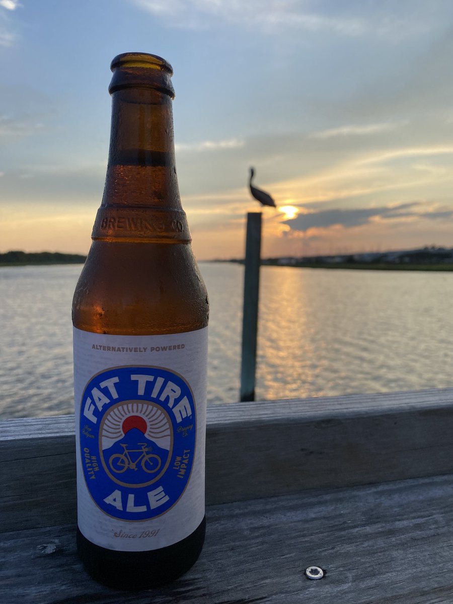 Miss the original, but it is what it is. #americanfishco #southportnc 

#sunset #craftbeer #beer #newbelgium