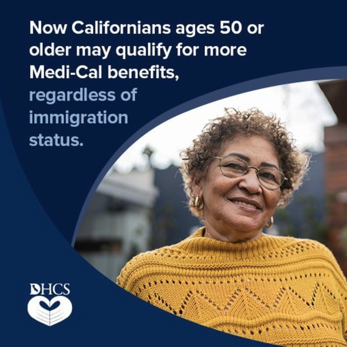 BorregoHealth's tweet photo. California residents 50 years or older and who meet all Medi-Cal eligibility criteria now qualify for full scope Medi-Cal. Immigration status does not matter. To get more information call Borrego Health's certified enrollment counselors at (760) 457-3775. https://t.co/Ds6WFBCMuF