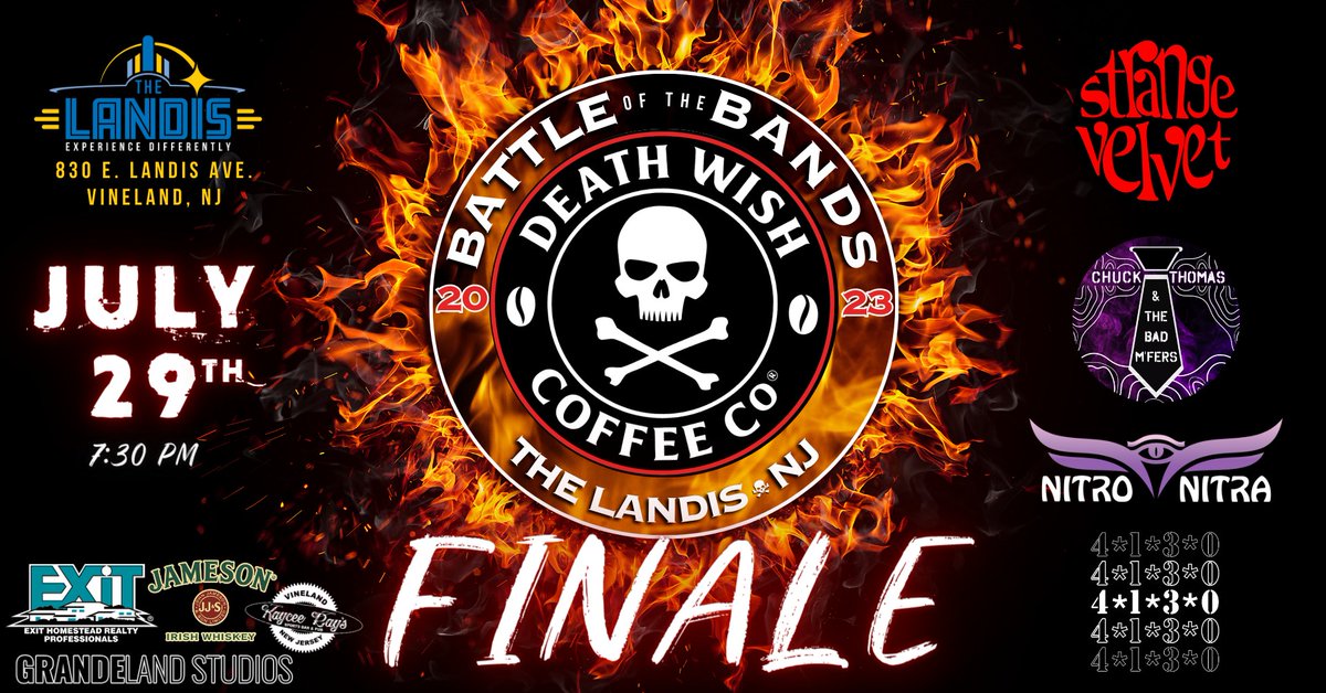 RealAngelAlamo's tweet photo. I am going to have my hands full as one of the judges for this event. Tickets are $10. Great way to support the artists who made it to the finals. Come down to @Landis_Theater in Vineland, NJ. #battleofthebands #final4 #NJrocks #TMS #rockmusic #livemusic #indie https://t.co/pn7TcHhrNf