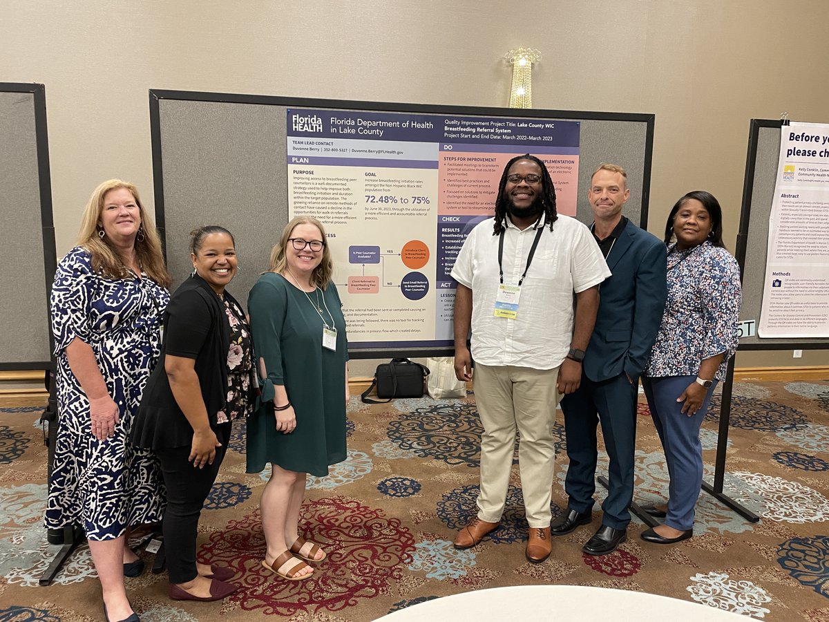 FLHealthLake's tweet image. The @FLHealthLake team is taking part of this year’s #FPHA conference in #Orlando. Today we had the opportunity of showcasing our #WIC Breastfeeding Referral System poster!