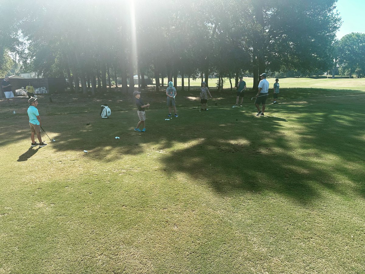 Junior Camp #5 Of The Summer Underway At Iron Horse⛳️⛳️ #youthgolfweek
