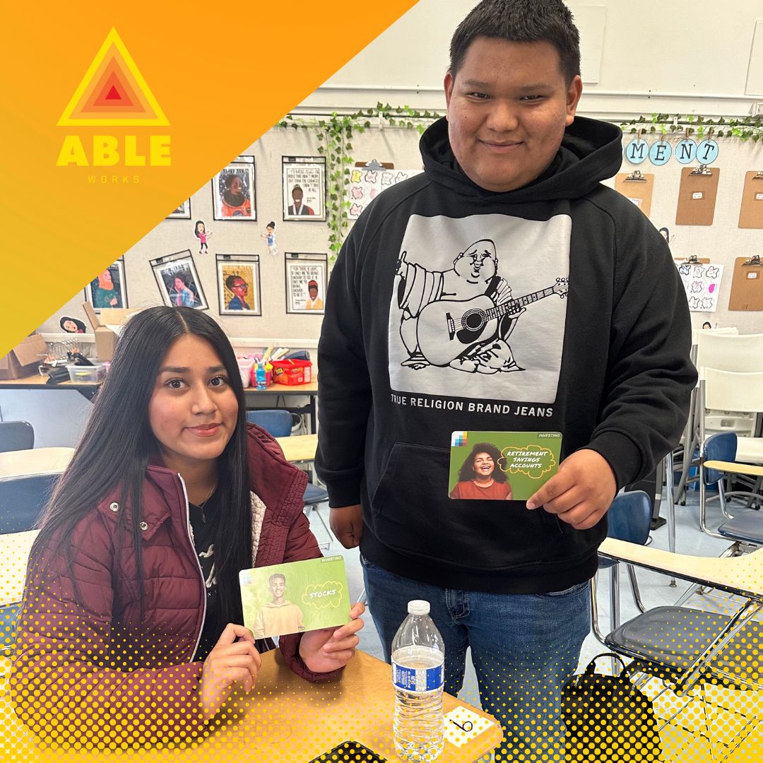 Able_is's tweet photo. To help reinforce concepts and lessons from FutureProfits in the classroom, students also have the opportunity to join a FutureProfits Club. 
Clubs provide leadership opportunities for students and deeper relationships among the members. https://t.co/1h6PAVaHGb