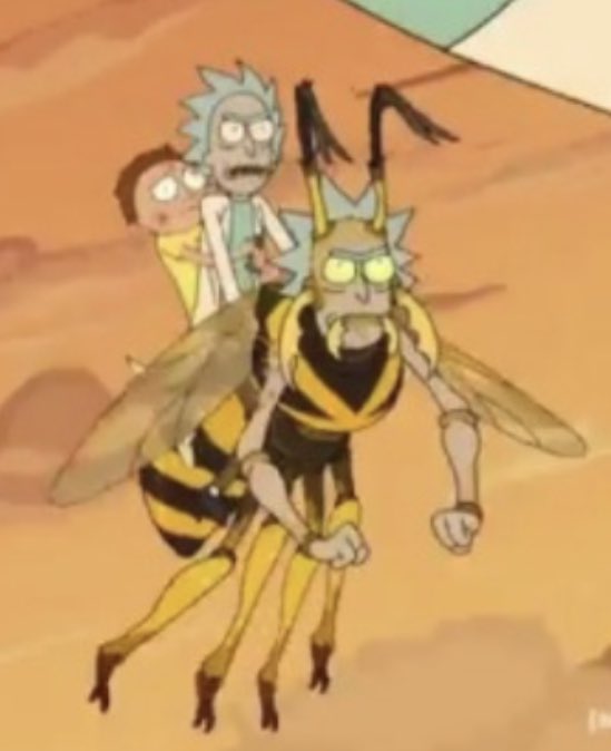 wallytwoshoes's tweet photo. wasp rick wasp rickโฆ i love him sm.๐ฅบ talk to me about wasp rickkckckckkk,,,
#wasprick
#ricksanchez https://t.co/FvcnNuosdg