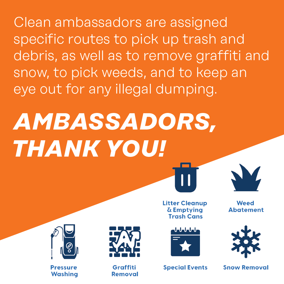 MidTownCleInc's tweet photo. 🌟Learn About Our The MidTown Clean &amp; Safe Ambassadors💫

❤️Our Clean &amp; Safe ambassadors work hard to keep the city free of litter, weeds, and illegal dumping. They also work on hospitality in MidTown, as well as safety.

#midtown #midtowncle #midtowncleveland #localcleveland https://t.co/o1nFxtWL5y
