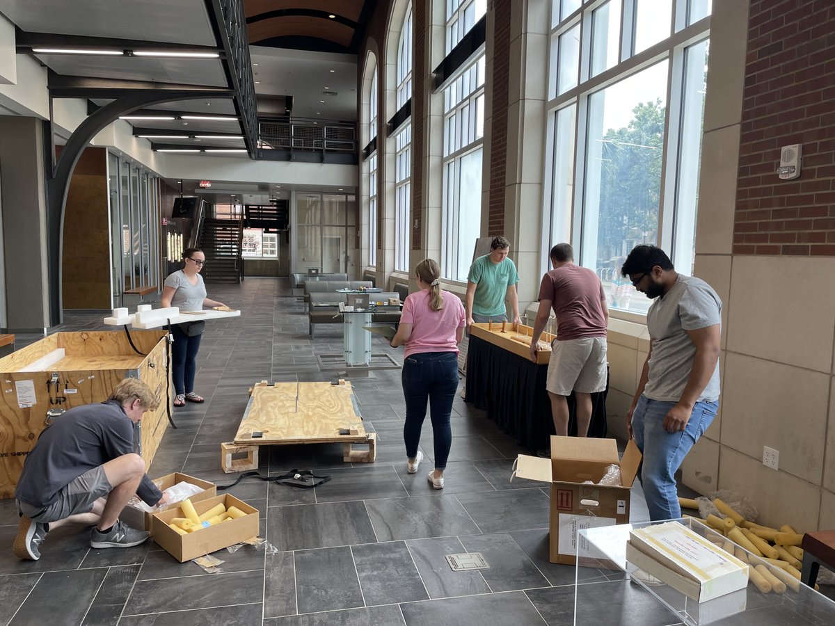 PrenticeLabUF's tweet photo. We were honored to have the Mass Spec Replica from @asmsnews! It was a fun year! We added a Gator and a sticker from our favorite hang out spot. It's headed your way soon @LosAlamosNatLab!!! #MShistory @UFChemistry https://t.co/uXxDQMmlBq