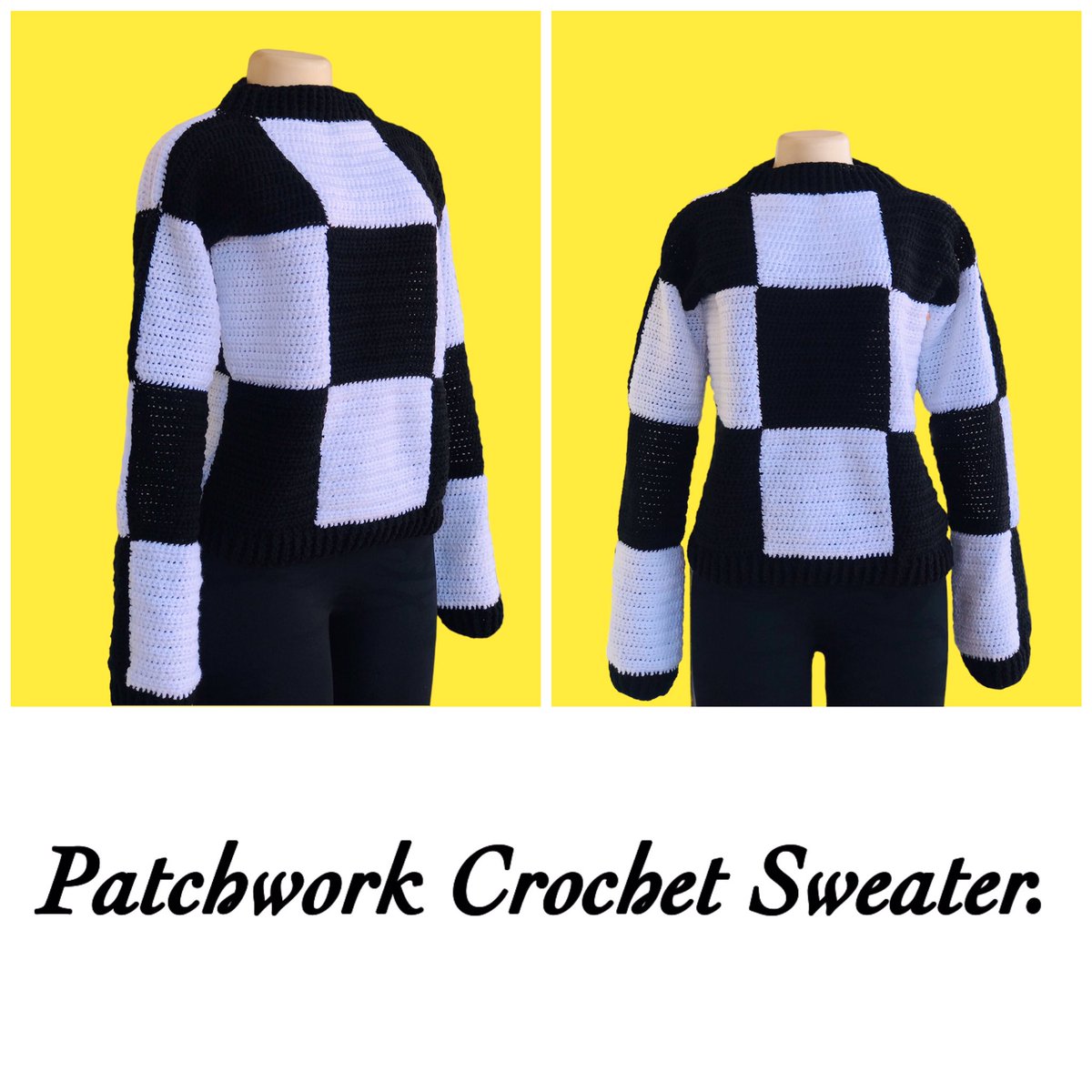 tracykhandmadez's tweet photo. Patchwork Crochet Sweater..π€π€π€
.
.
#crochet #handmade #yarnprojects https://t.co/tmLrYLKDg3
