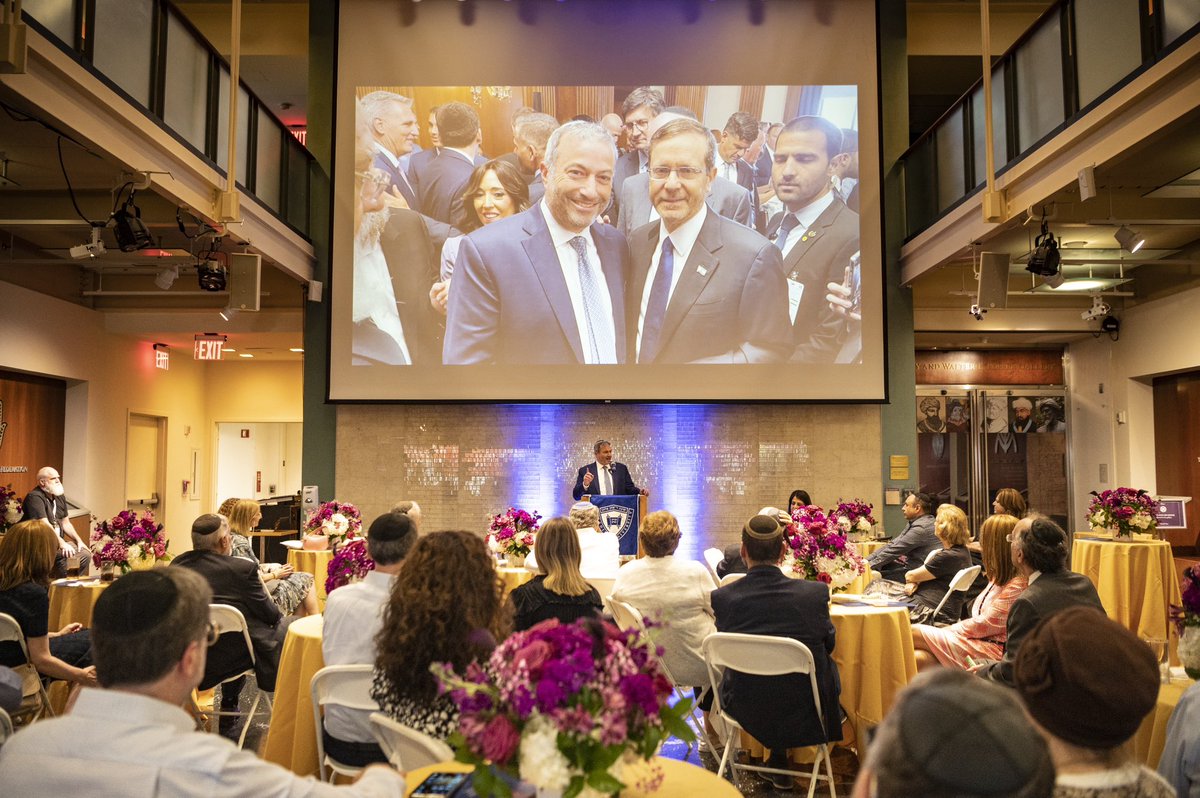 AriBermanYU's tweet photo. Inspirational evening at the YU Museum viewing the Rambam Exhibit with our President’s society members. Coming together here was a powerful reminder of our mission at YU. #deeplyrooted and #forwardfocused https://t.co/8SPNEdD2H6
