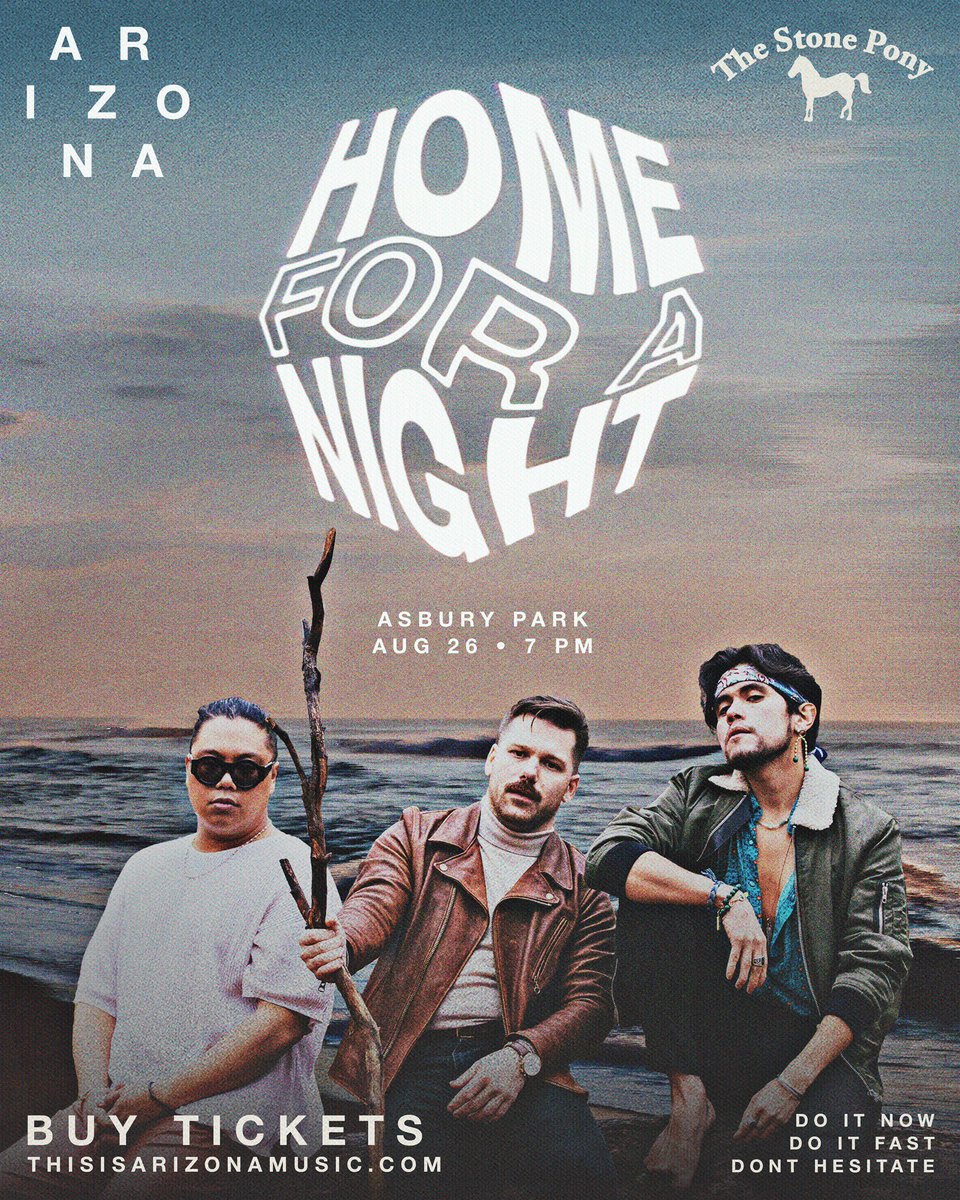 NEW JERSEY! We’re home for a night at The Stone Pony August 26th! Let’s get ice cream, party at the beach, eat Taylor Ham, go surfing, and make it feel like a house show 🥳🥳🥳 Tickets are available now!
