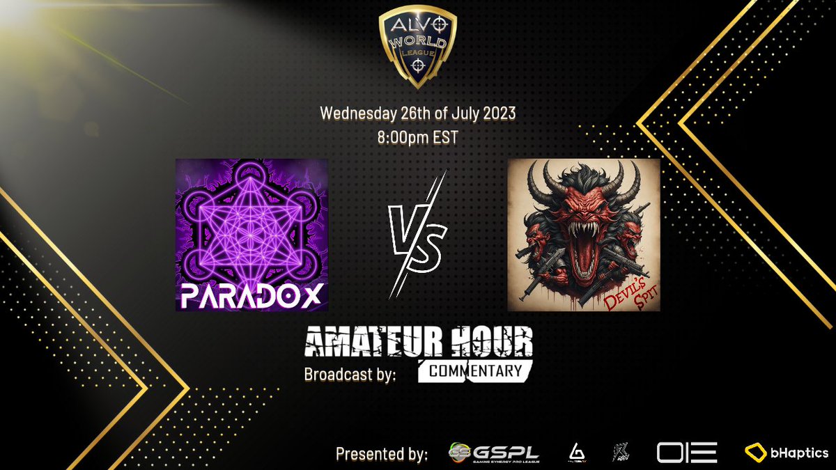 AmateurHourComm's tweet photo. Just some of the matches happening this week in the Alvo World League!

Teams fighting for 1st, with a $500 reward, amongst other prizes! Want to participate in future seasons? Join the discord below:
https://t.co/4V1QoCGL0a

@Alvovr @ProTubeVR @ReppSports @bHaptics @gsproleague https://t.co/mYy2HCdohW