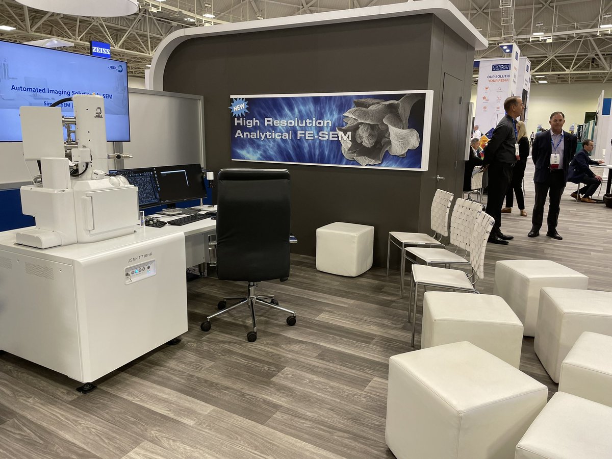 JEOLUSA's tweet image. We are ready! Join us at #MM2023 in our booth TODAY at 3PM. Learn how to create an easy SEM workflow with our applications scientist in booth 706. #SimpleSEM #PythonScripting #microscopy #MM2023Minneapolis