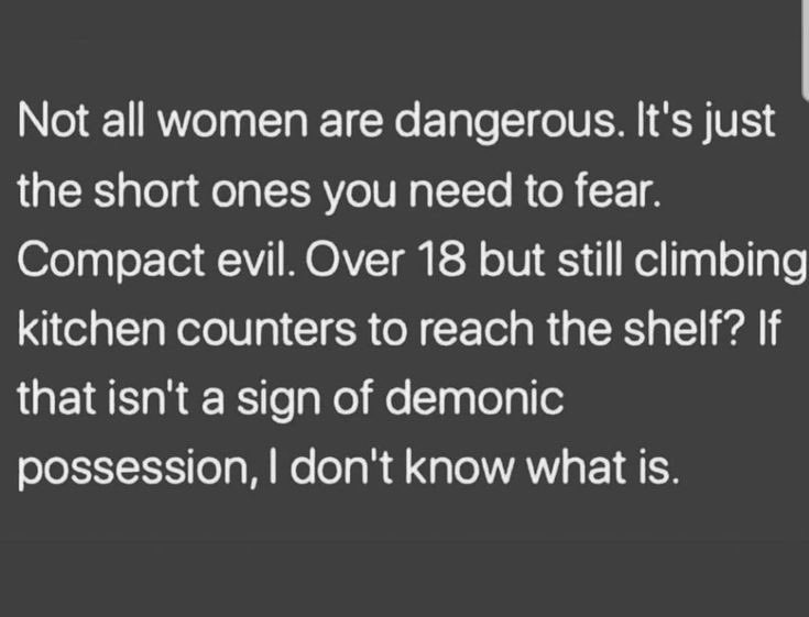 byMorganWright's tweet photo. This made me laugh so hard😂 (my grandma was short &amp; she was still stubbornly climbing kitchen counters at 70🙈😂). https://t.co/CJKKCNz4G5