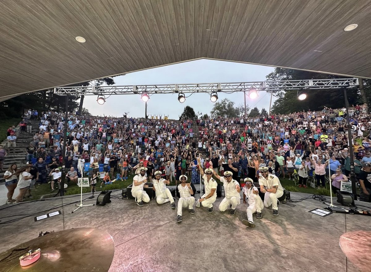 Let's talk about last night... It has been decades since our Riverside Park amphitheater has seen a crowd like this. How did this happen after so many years of little to nothing? VOLUNTEERS! Learn more in our next newsletter. Subscribe today!  greenvillechamber-pa.com/newsletter-sig…