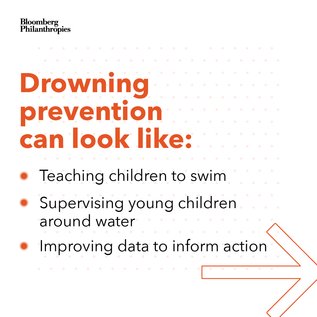 It's #WorldDrowningPreventionDay, and I'm glad to share how <a href="/BloombergDotOrg/">Bloomberg Philanthropies</a> is working around the globe to save lives.