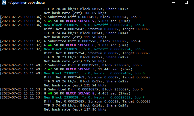 coinminerz's tweet photo. Confirmed ODO block on 8.22 RC2 Testnet https://t.co/iE2uxH7cEn Thanks Craig! #DGB $DGB #Digibyte @DigiByteCoin https://t.co/zMQUYcZt0h
