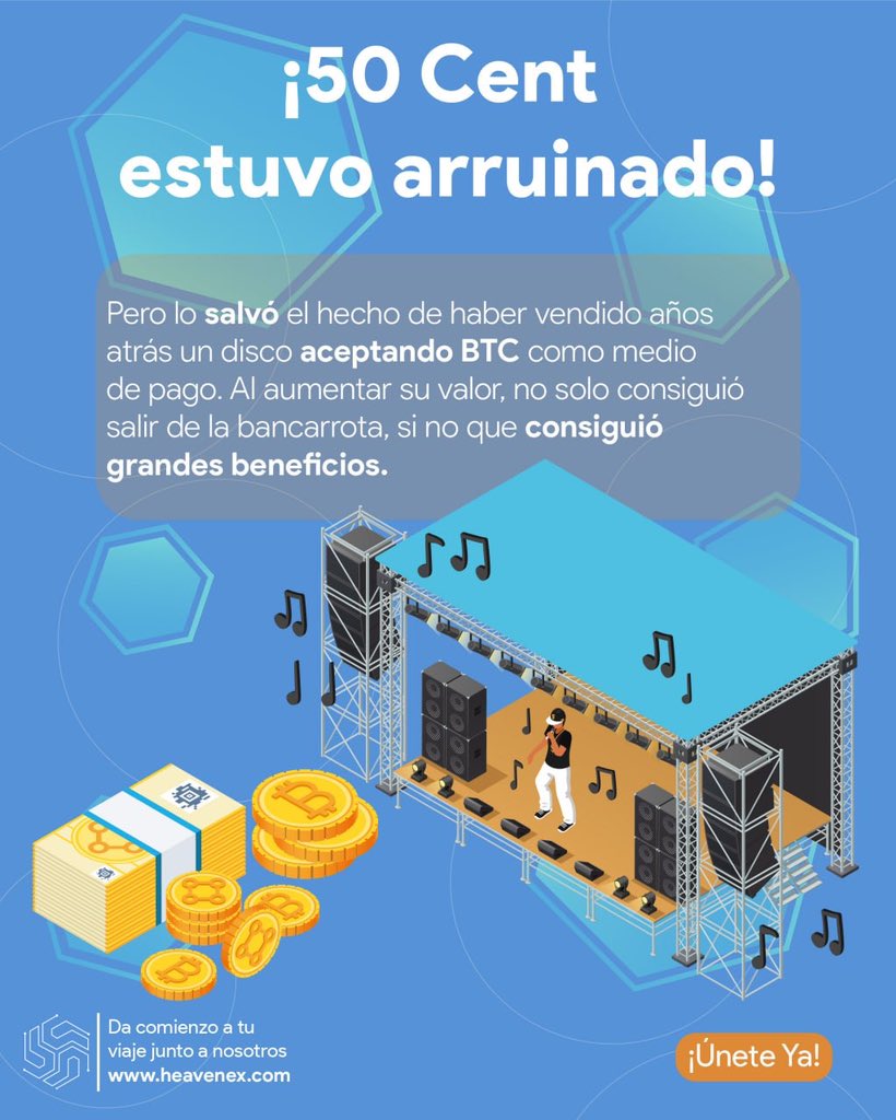 Wow 🤩 ¿Lo sabías?

Da comienzo a tu viaje junto a nosotros en HeavenEx.com 🌐

#heavenex #sabiasque #criptomonedas #criptomercado #ofertaydemanda #criptoactivos #criptocomunidad #cryptocurrencies #trader #trading #crypto #cryptoworld #blockchain #50cent #bitcoin