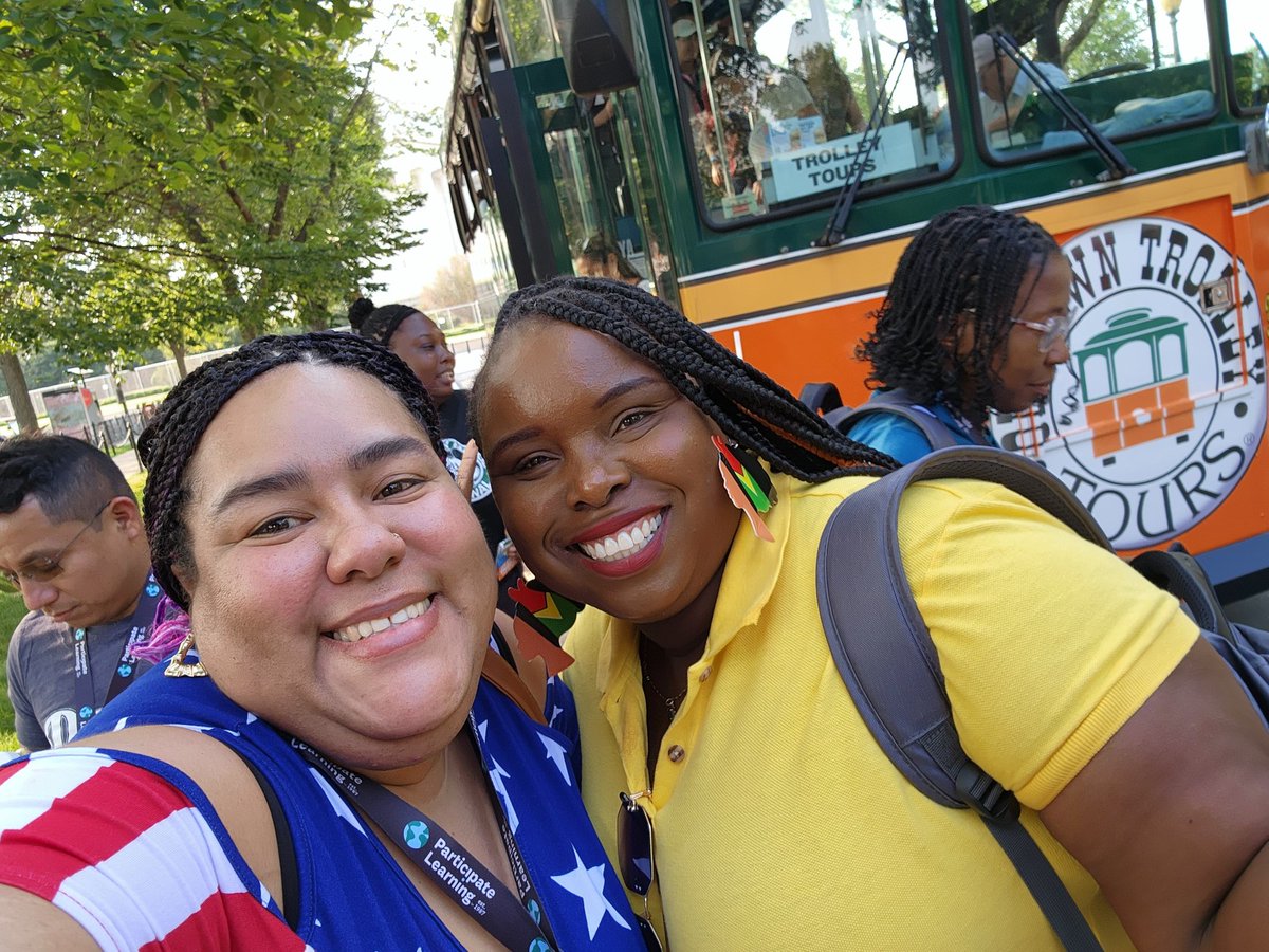 With friends at city tour: shanieza, Laura and Christian. <a href="/ParticipateLrng/">Participate Learning</a> #PLORIENTATION2023 #UNITINGOURWORLD