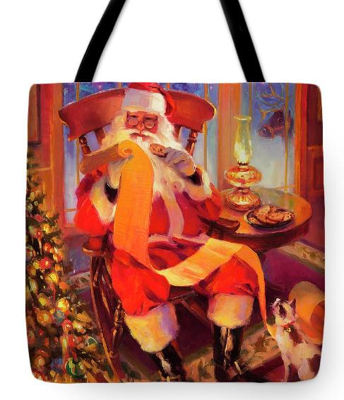 SHendersonArt's tweet photo. A feline friend, a warm fire on a cold night, and a cookie -- life's little things make a big difference.
The Christmas List tote bag -- https://t.co/QsujXF0Xxj
#christmas #santa #tote #shopping #winter #home #joy #ayearforart #art #simple #quiet #paceful #warm #glowing https://t.co/lWWOw67dL6