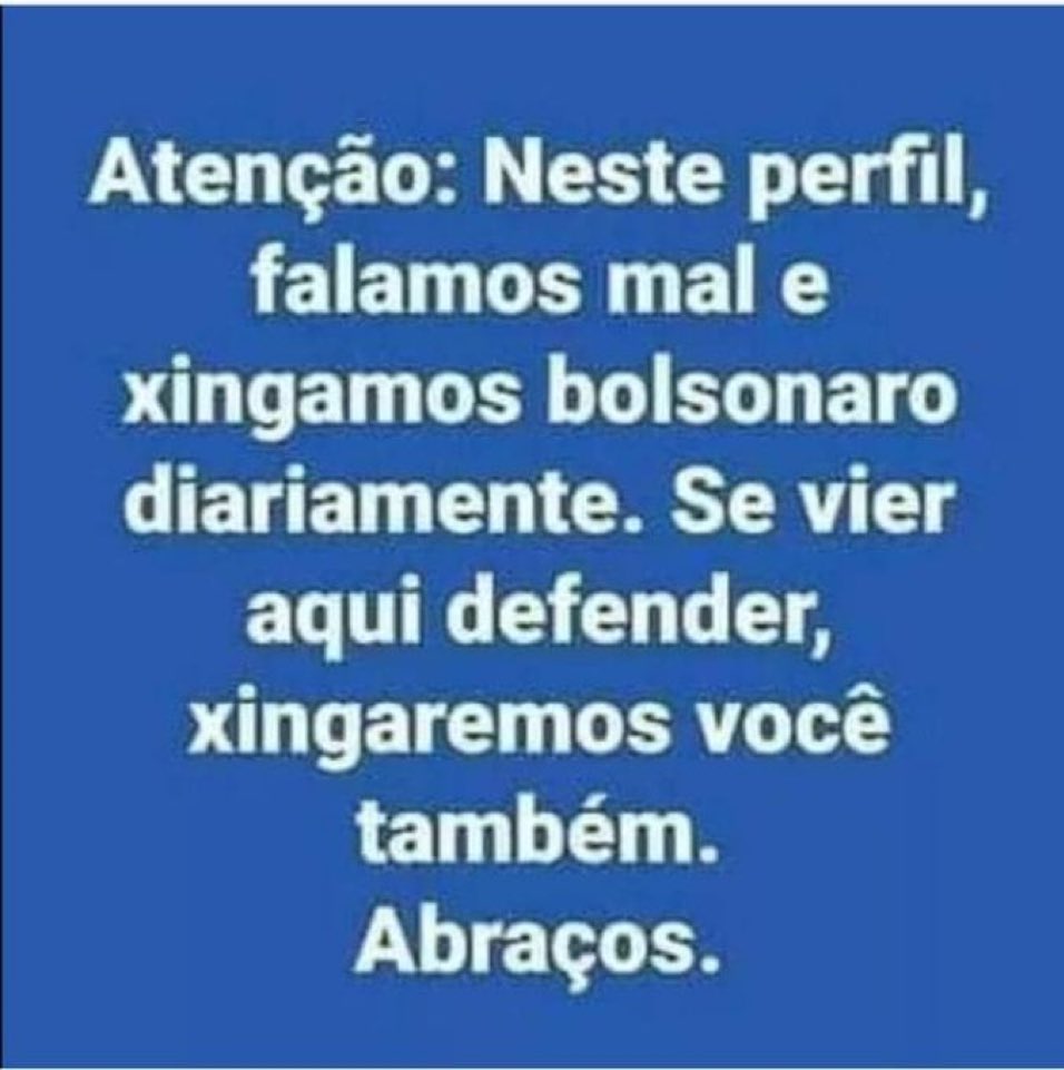 Por aqui tb 👊🏽