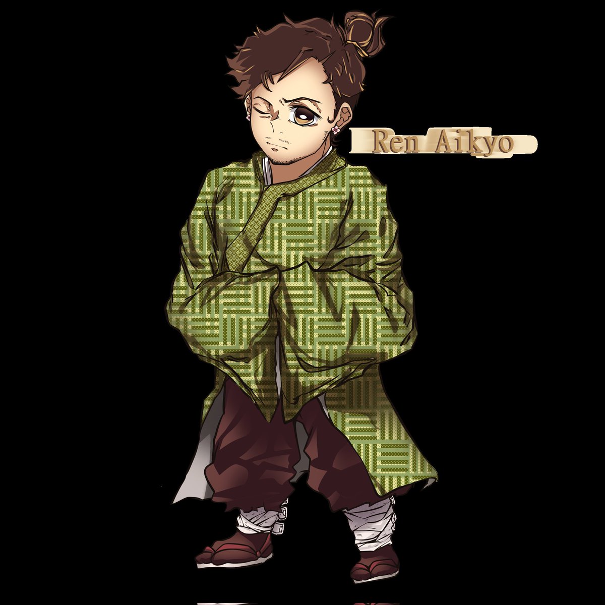 cherrydeki's tweet image. Terminei mais um desenho ...só tem o personagem mesmo.. e pra usar em mesa de demon Slayer ( RPG de mesa no caso -w-)

Aqui está ele.