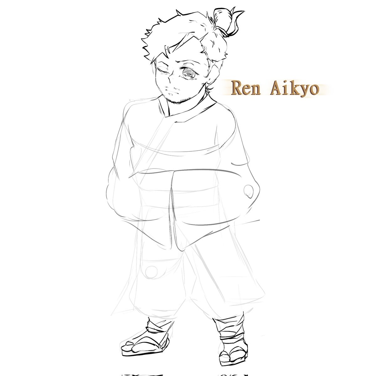 cherrydeki's tweet image. Terminei mais um desenho ...só tem o personagem mesmo.. e pra usar em mesa de demon Slayer ( RPG de mesa no caso -w-)

Aqui está ele.