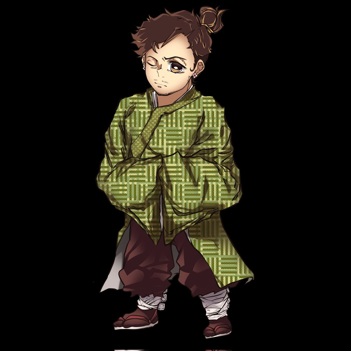 cherrydeki's tweet image. Terminei mais um desenho ...só tem o personagem mesmo.. e pra usar em mesa de demon Slayer ( RPG de mesa no caso -w-)

Aqui está ele.