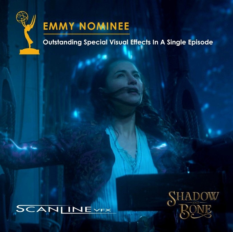 Okinfografia's tweet photo. Y aquí va mi tercera nominación a los #Emmy! 😱 Por el trabajo que hicimos el equipo de #Scanline en #ShadowAndBone. Orgullo profesional. ¡Grandes todos mis compañeros! https://t.co/wZCgBG3qjz
