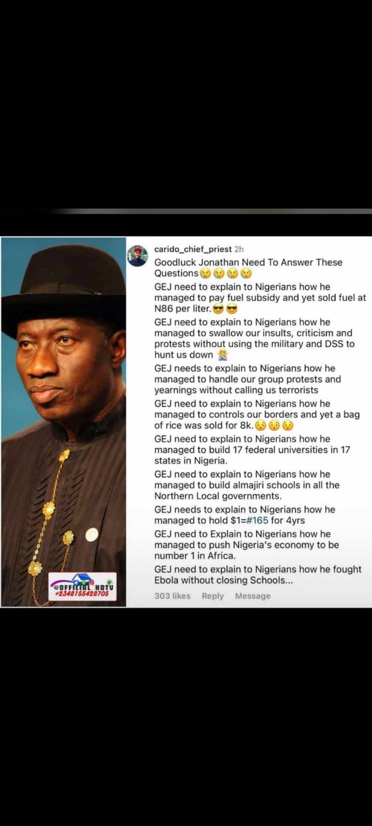 PeterAsibor1's tweet photo. Goodluck Jonathan Nigeria best president among the rest? 🤔
Nigeria Victor Osimhen Wike Baba Wande Naira Top 4 Abdullahi Ganduje #BBNaijaAllStars Abia #FreeCaicedo Saworoide Emefiele Lord Lugard #AccessBankUI EFCC Kano Mbappe Mahrez Fofana Balotteli https://t.co/mTSzppHrVK