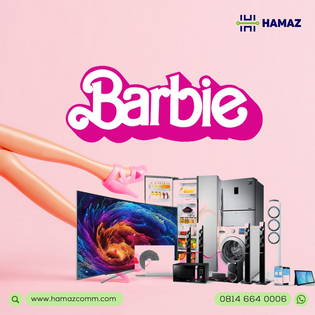 Barbie couldn't resist our captivating selection of appliances and gadgets, She was in for a treat! 💕 

From stylish kitchen companions to tech-savvy gadgets, Hamaz has everything you need to elevate your lifestyle with a touch of glamour! 🛍️🌟 

#Barbie