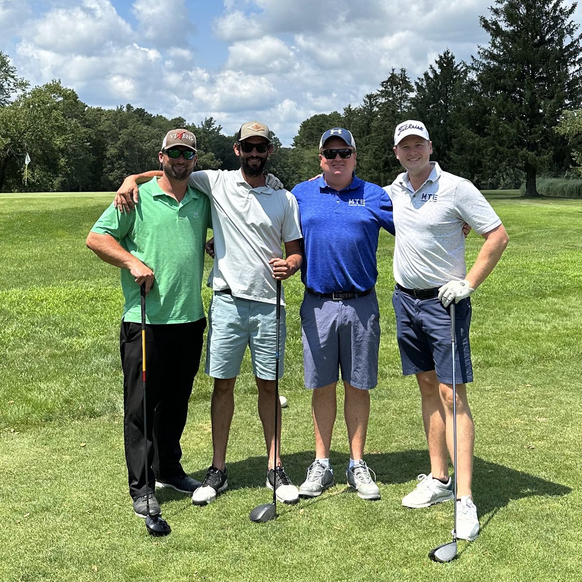 MTEequipment's tweet photo. Great Day Out on the Green! ⛳

Our team had the pleasure of attending the Rhode Island Public Works Golf Outing today. Shoutout to the event organizers for putting everything together. Fun was had by all!

#mteequipment #publicworks #golfing #rhodeisland #turfequipment #ripwa https://t.co/kkEN1FghGO