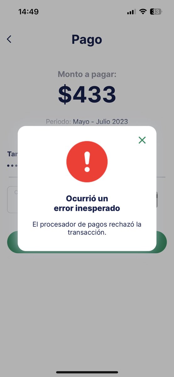 jossue_rm's tweet photo. @CFE_Contigo no puedo pagar mi Recibo en la aplicación me sale error y aún estoy en tiempo y forma- habrá alguna falla en el sistema ? https://t.co/gXdNdqU2kr