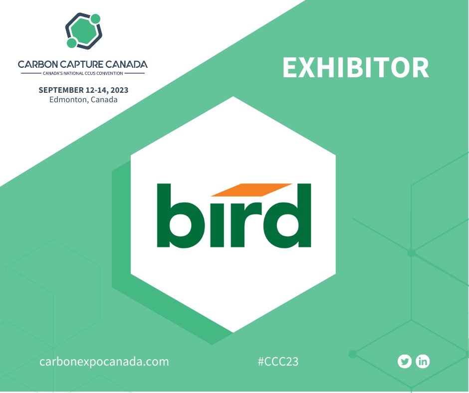 carbon_expo_ca's tweet photo. We're excited to have @builtbybird, @carbonsolu, @EdmontonGlobal, and @EnerflexLtd as exhibitors at Carbon Capture Canada 2023! 

Learn how you can participate and register to make new connections! https://t.co/R7ZHLxdBO3

#CCC23 #CCUS #carboncaptureevent https://t.co/tBtX0qHi7F