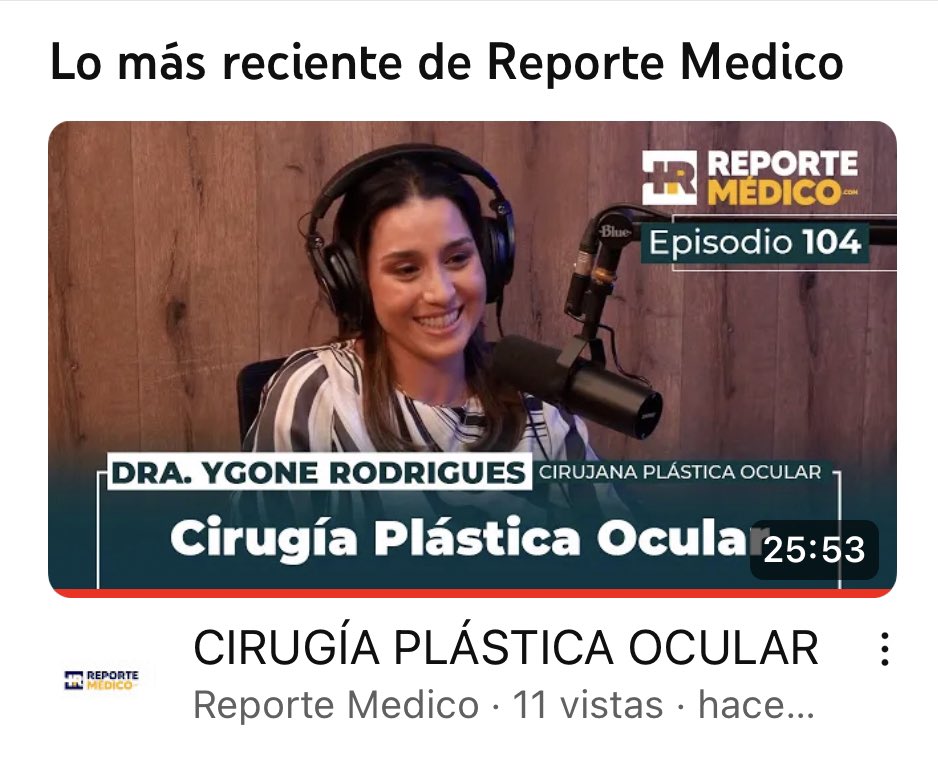Plastica_Ocular's tweet photo. CIRUGÍA PLÁSTICA OCULAR https://t.co/J8K7acegdk vía @YouTube https://t.co/HaoTuQjRJm
