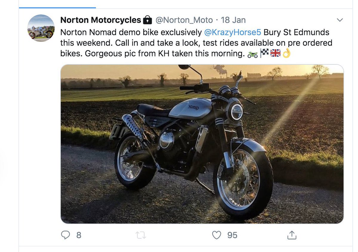 TTted's tweet photo. Just a couple of weeks before the collapse of Garners incarnation of Norton he was still trying to get punters to part with cash for non existent new Ranger and Nomad customer machines. #pensionscam https://t.co/fh8sLCDXTR