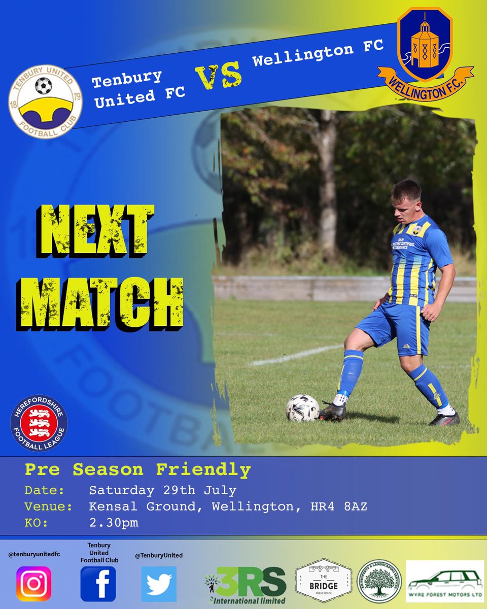 TenburyUnited's tweet photo. We go again. #minutesinthelegs @WellingtonFC1 #correctdate https://t.co/vyL2YuPHKx
