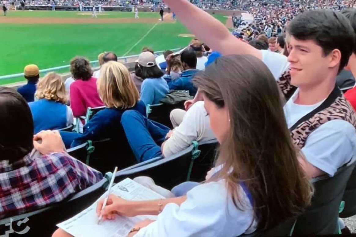 If you ever find a pretty girl who keeps a scorebook at baseball games, marry her.