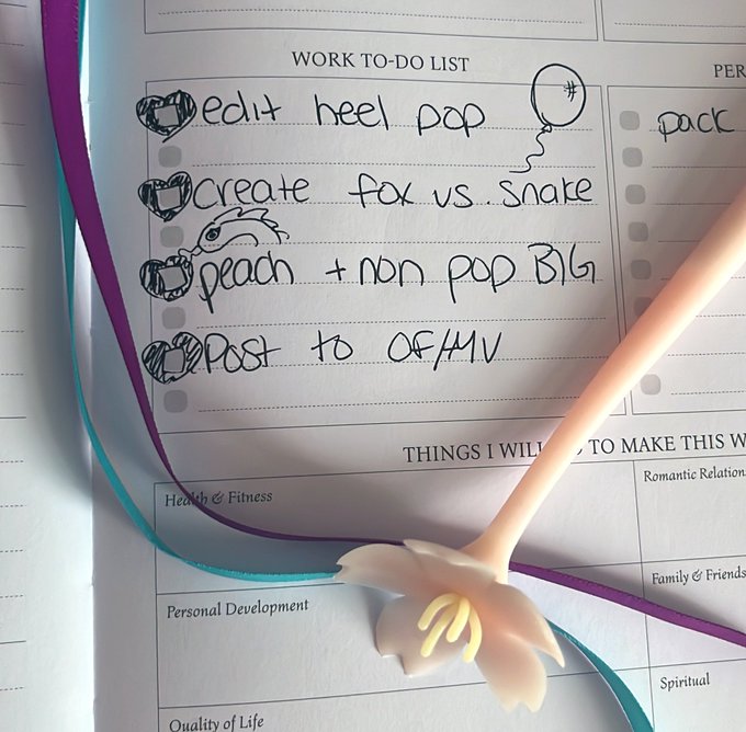 My schedule this week is so exciting !! 🎈 3 videos 🤤 https://t.co/b2Evfs52f8