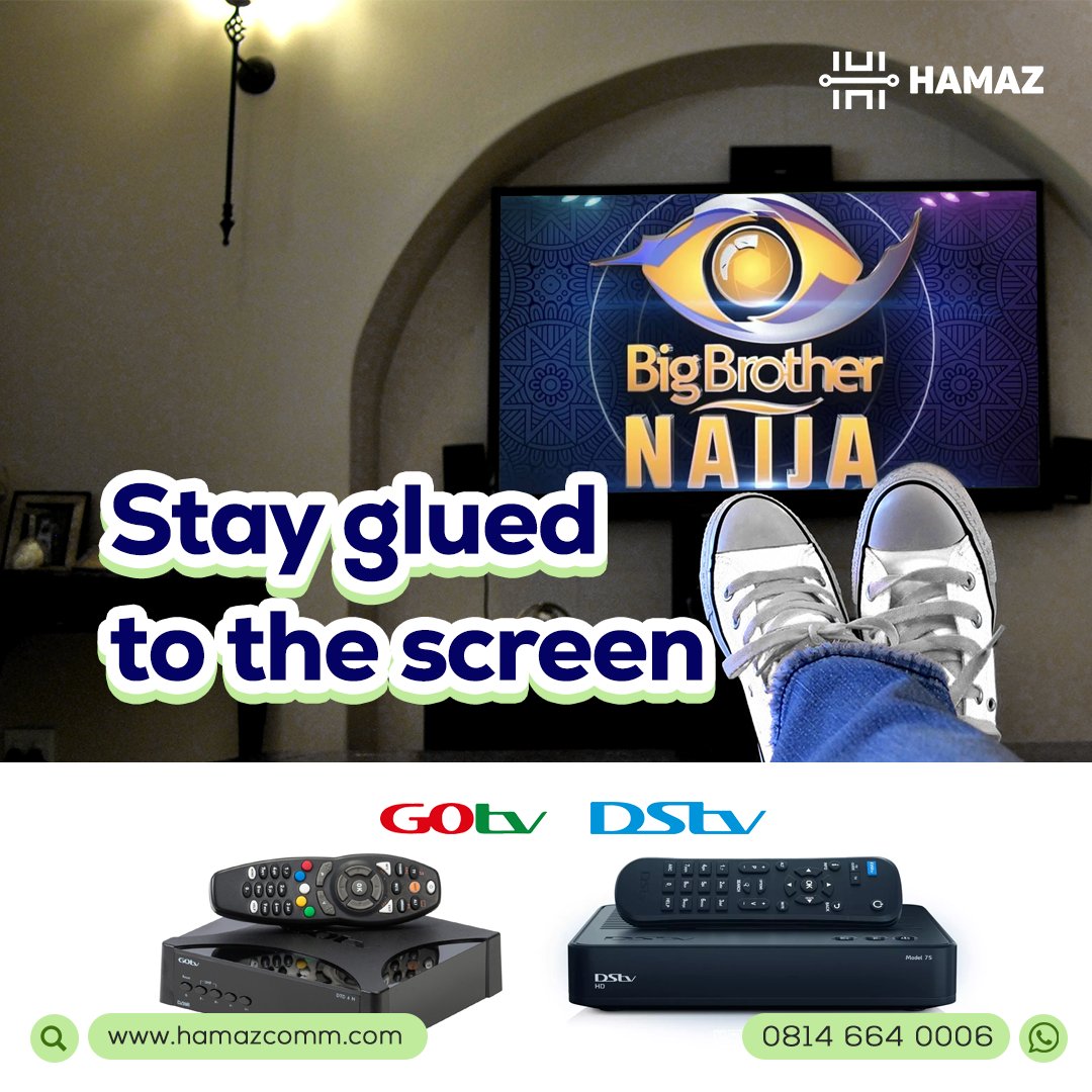 Big Brother Naija is LIVE, and it's bigger than ever

Who do you think will win the All Stars Season?
Find out by staying glued to your screen.Renew your GOtv subscription for the ultimate entertainment experience

Call - 08032032099 or WhatsApp - 08146640006 now
#BBNaijaAllStar