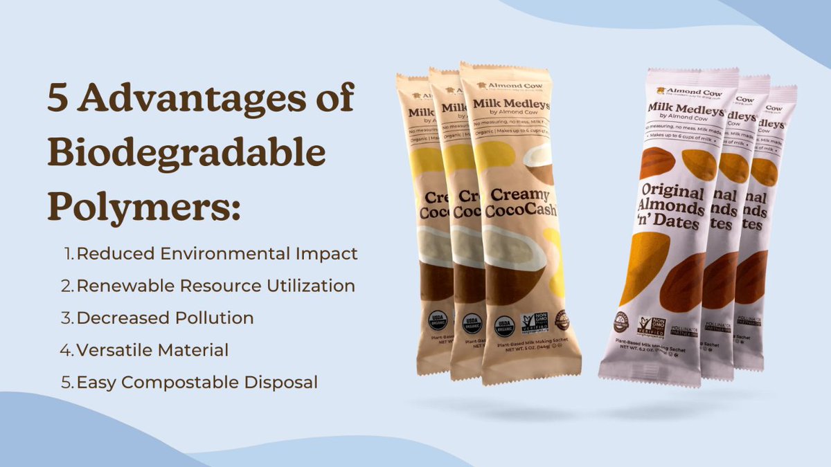 You've heard of bad plastic, but what about "good" plastic? 🤔

Find out all the ways biodegradable polymers are changing the world for the better in this blog post.

almondcow.co/blogs/biodegra…
