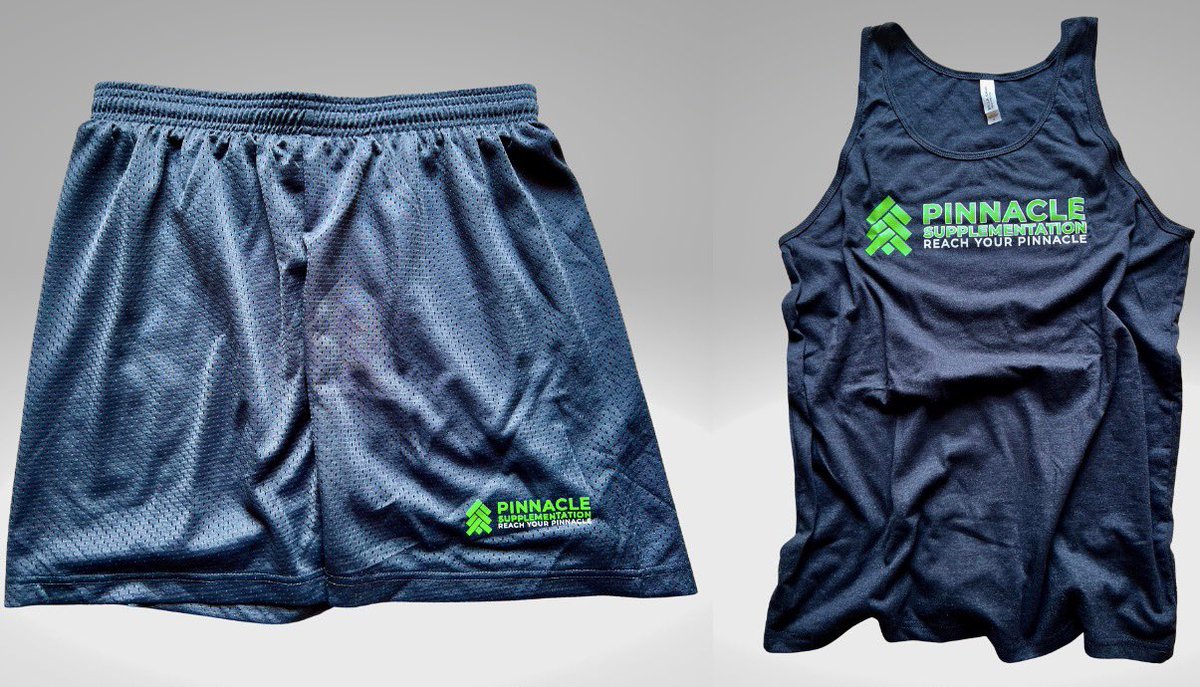 pinnaclesupp's tweet photo. New Pinnacle Summer Gear that is extremely comfortable and perfect for casual wear or gym attire!

Limited quantity, so get yours soon...

https://t.co/VMfT00mYV3

#ReachYourPinnacle https://t.co/YEPUAk1KjC