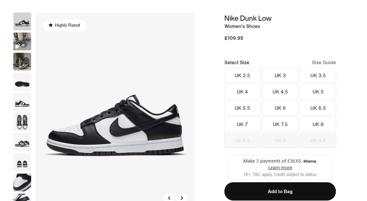 EU ONLY : Women's Nike Dunk Low 'Panda'
More sizes back in stock on Nike EU
FR:https://t.co/NCFWNzwQKW
UK:https://t.co/iclA0Kocy3
DE:https://t.co/ej1DQlgMMY
NL:https://t.co/fOfovdO0iz
ES:https://t.co/LBodmTl2Oi
IT:https://t.co/gDeY4F3lZC
BE:https://t.co/AOtxfykqfm https://t.co/ihXdwZWBeX