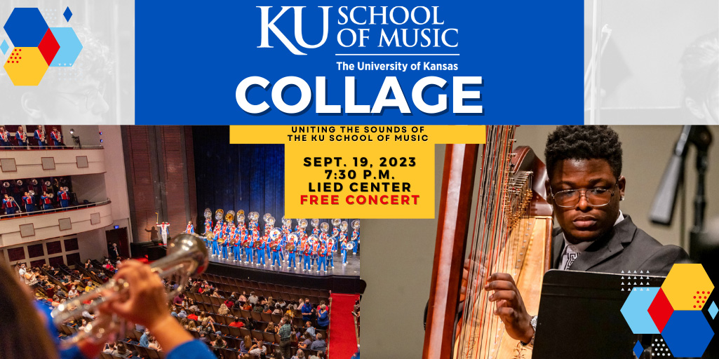 [Sponsored] 🌟 Mark your calendars for the musical event of the year! 🎵 @MusicKU’s Annual Collage Concert kicks off on Sept 19 7:30 pm. @liedcenterks. Experience enchanting performances from the KU Symphony Orchestra, Chamber Choir, Jazz Ensemble & more! #freeconcert #lawrenceks