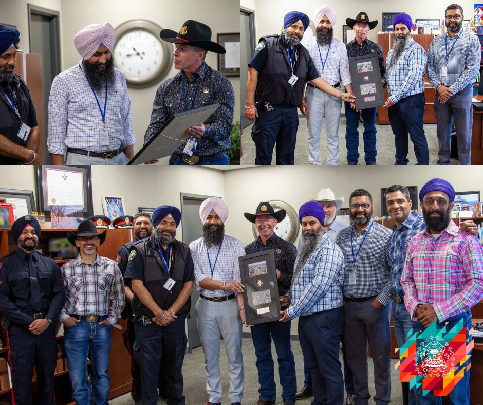 CalgaryPolice's tweet image. 🟣 The Nagar Kirtan is a pivotal event for Calgary’s Sikh community &amp;amp; we are humbled &amp;amp; grateful to play a role in this being a safe, welcoming &amp;amp; enjoyable event for all. Many of our CPS members take great pride in dually representing both the CPS &amp;amp; the Sikh community while…
