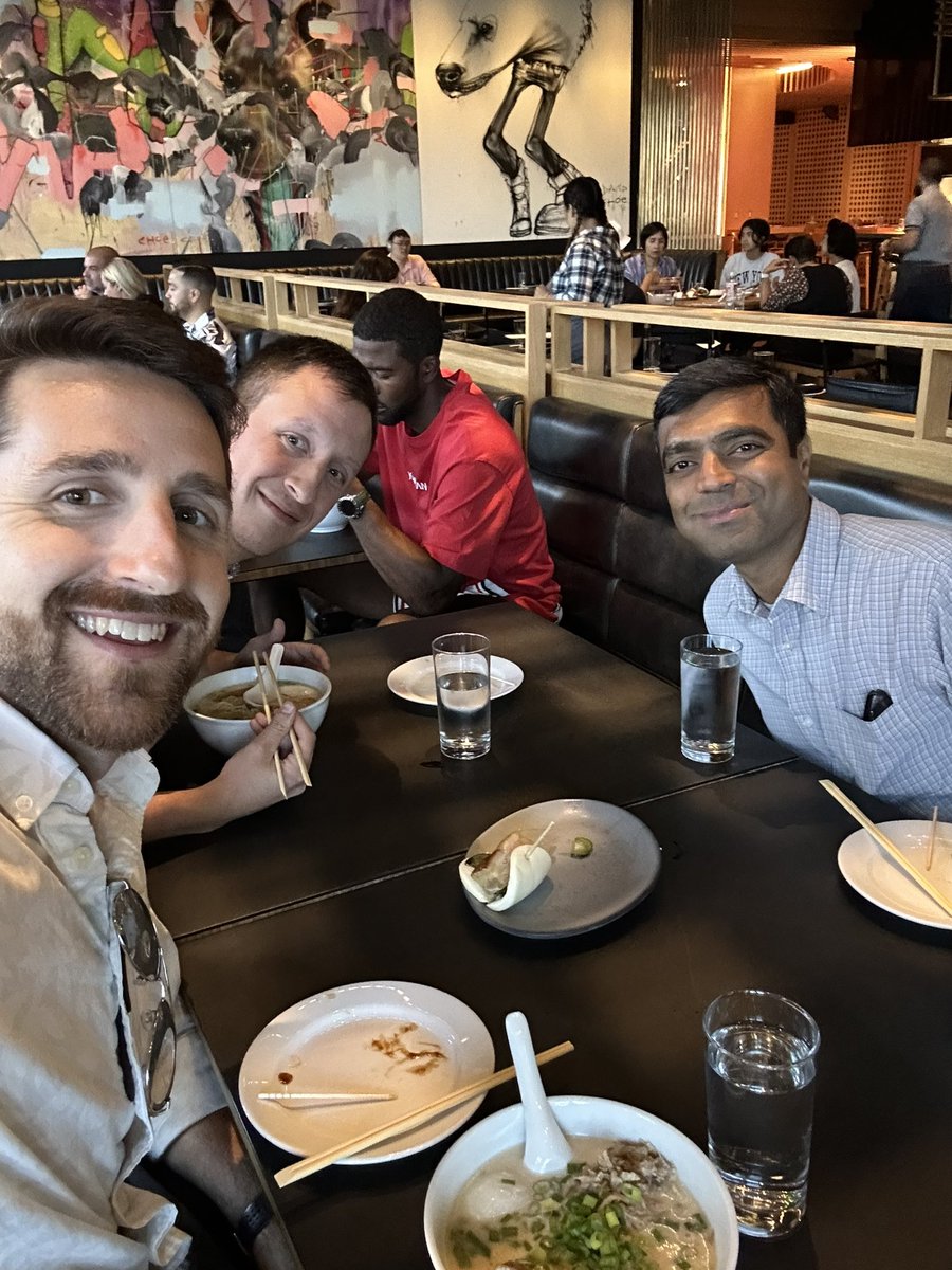 Mborrelli277's tweet photo. Best part of #CRS2023 - meeting your extended pan family! Got to have a networking lunch with Dr. Siddharth Jhunjhunwala an alumni of the @think_little lab and Phillip Harding, a current trainee of @mvdileo 

@CRS_YSC @CRSScience https://t.co/CamO9OaZeJ