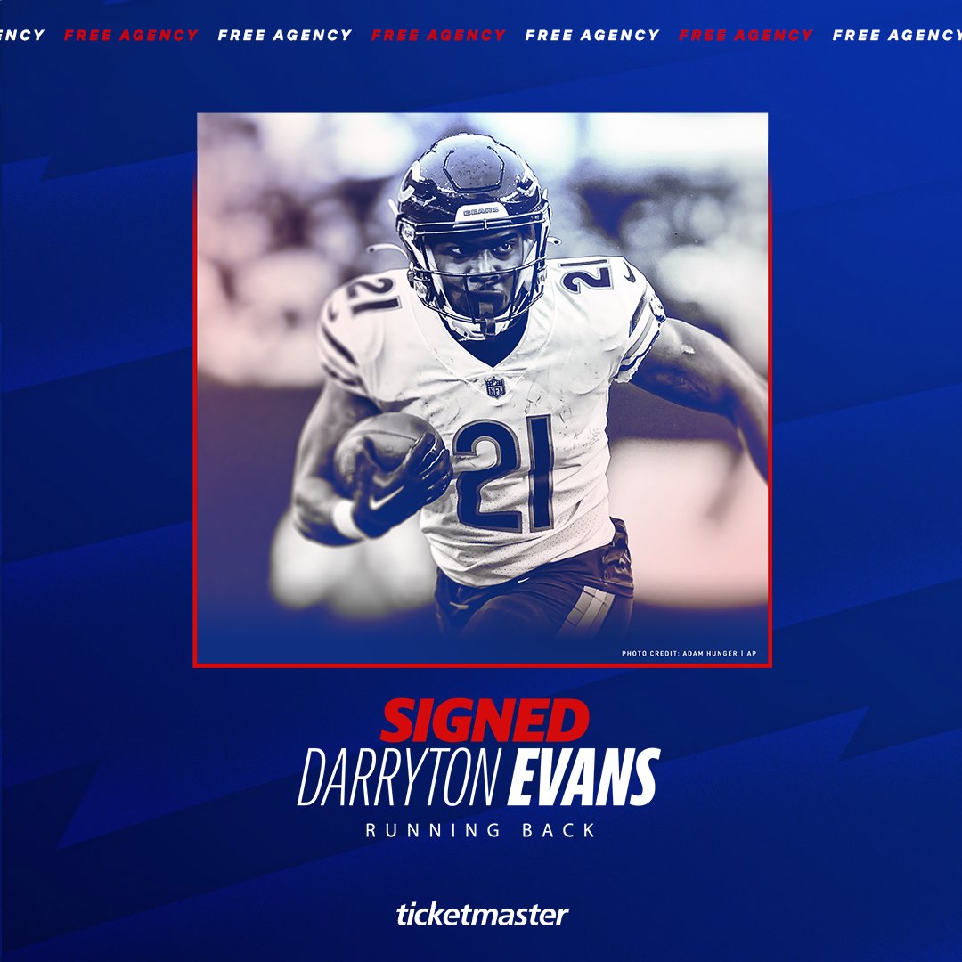BuffaloBills's tweet photo. We’ve signed TE Jace Sternberger and RB Darrynton Evans to one-year contracts. 🦬

#GoBills | #BillsMafia https://t.co/0DjHmlhx7w