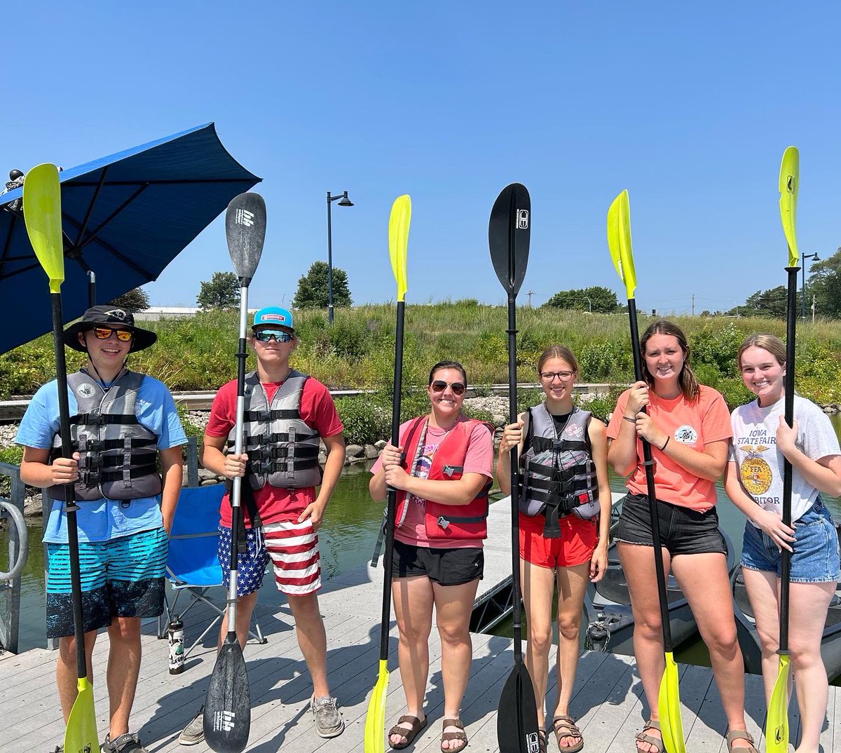 Yesterday our officer team went kayaking for the annual officer retreat. After enjoying lunch the officers got to work on planning for the school year!