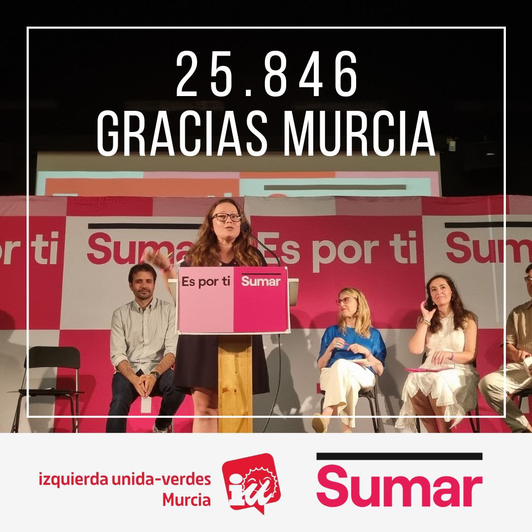 Venció la esperanza al miedo!!! Nuestra compañera <a href="/liliana_mellado/">Liliana MM 🔻</a> recorrió la región junto con las demás candidatas!! Revalidamos el diputado <a href="/J_Sanchez_Serna/">Javier Sánchez Serna</a> !! Todas hicimos una gran labor como apoderadas!!!

El #23J ganó la democracia y tenemos un país mejor.